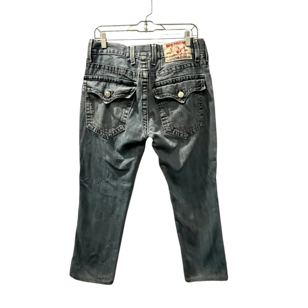 Vintage True Religion Nathan Super T Style Size 32 Denim Blue Made In USA RARE